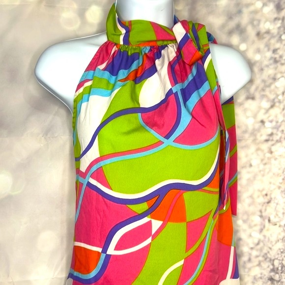Buckhead Betty Small Neon Sleeveless Dress - Picture 3 of 13